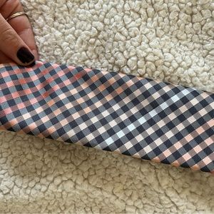 Colorful checked necktie